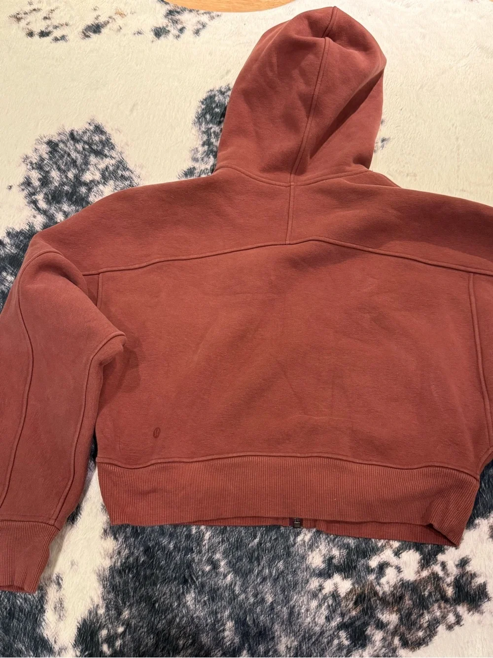 RARE COLOR Lululemon Women’s Crop Oversized Scuba Zip Up Hoodie